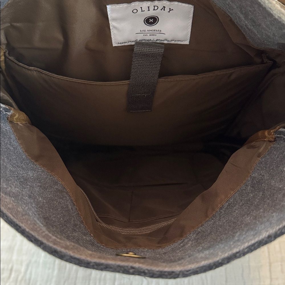 oliday wool/canvas/leather backpack - Picture 6 of 10
